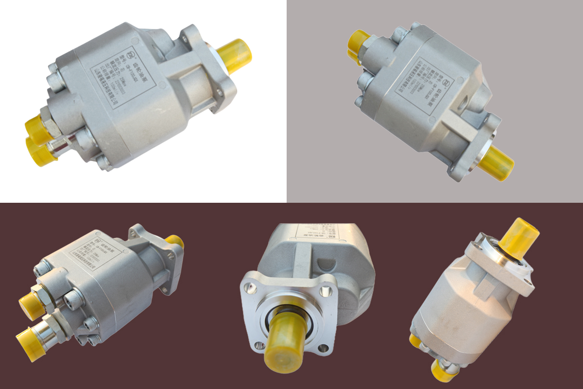 Low Cost Aluminum Gear Pump Hydraulic 80/100cc for Tipper Trucks supplier