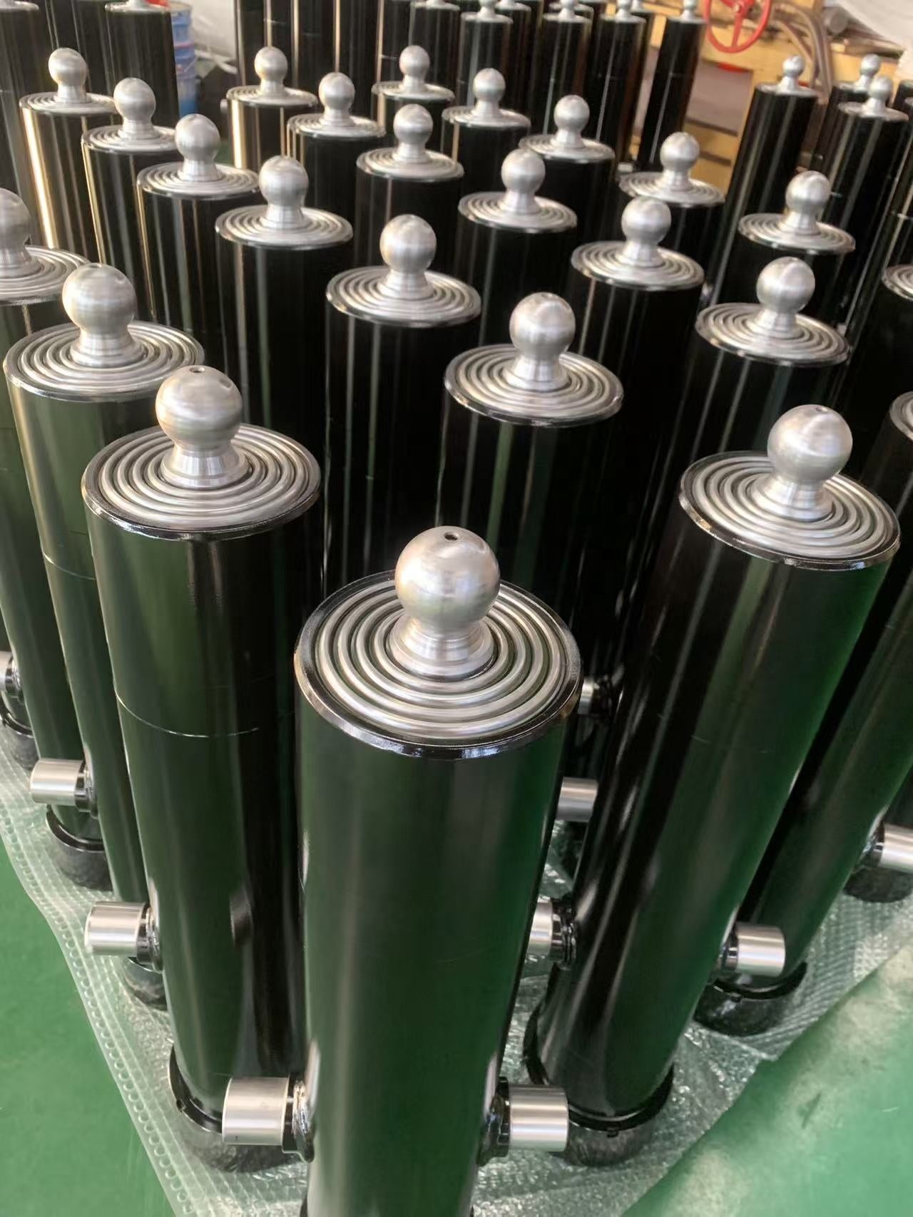 JUNFU Customized 10-100 Ton High Pressure for Lifting Single Acting Low Height Hydraulic Small Cylinder Jacks factory