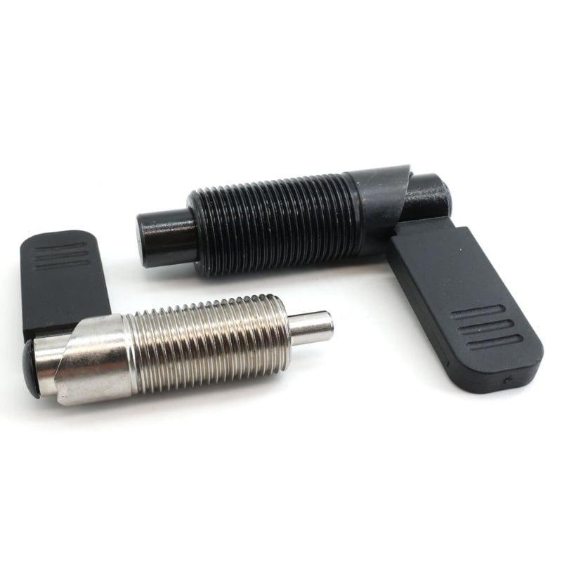 Custom M10 M12 M16 M20 Thread Lock Plunger Indexing With Cam Lever Detent Pin