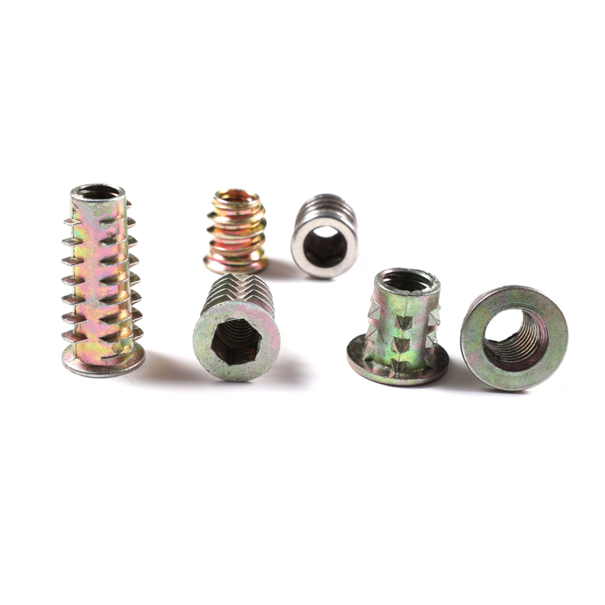 Furniture Threaded Insert Nut M5 M6 M8 M10 Type D Rivet Nut Insert Nut for Wood