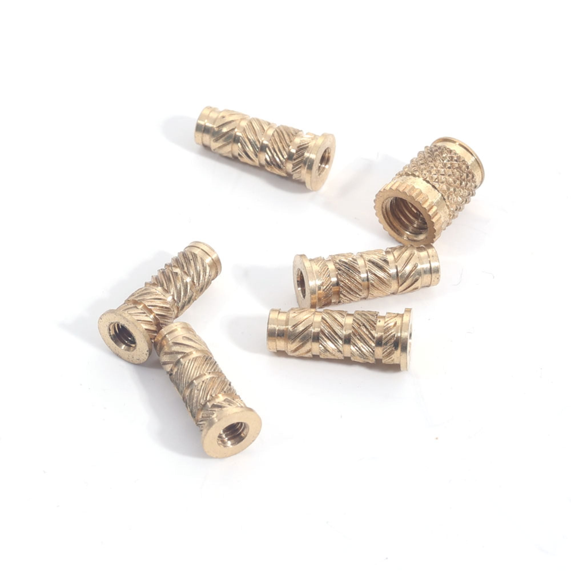 Stainless Steel SS304 Bronza DIN7965 Shesh Kesimli Mebellar Uchun Ishlanilgan Daraxt Insert Nut