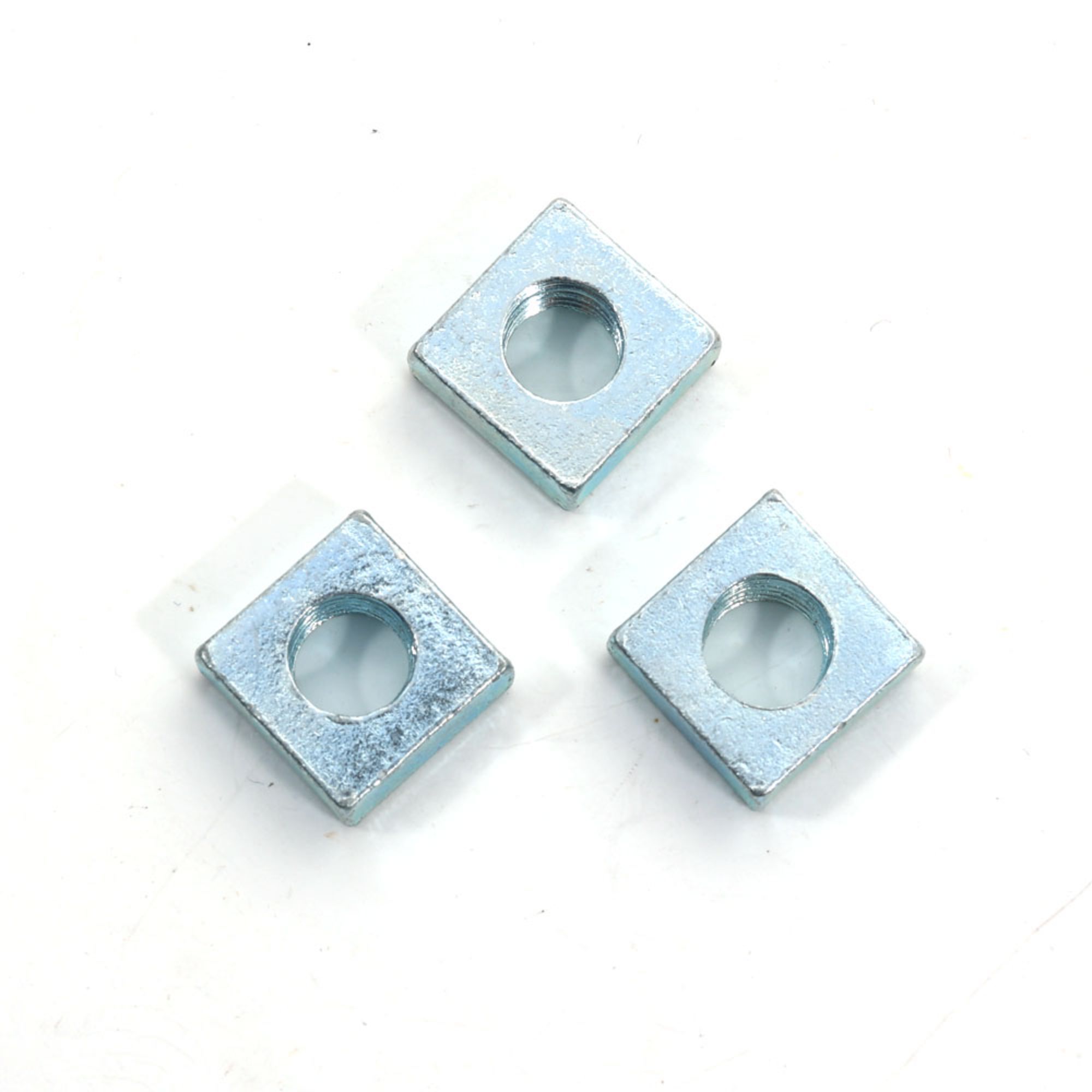 DIN562 M2 Square Threaded Rod And Nut Carbon Steel Zinc Plated Welding Square Nuts