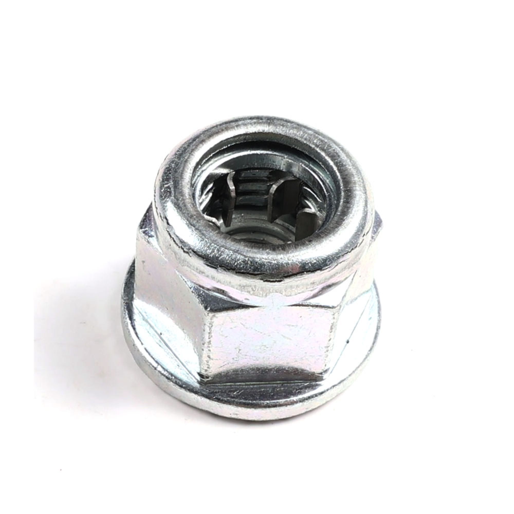 Metric din 985 low profile nylock nut baja karbon zinc plated hexagon stop lock nut