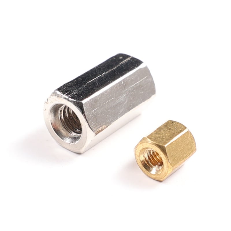 Custom Made M3 M6 Male Aluminum Stainless Steel Brass Hexagon Standoff Spacer