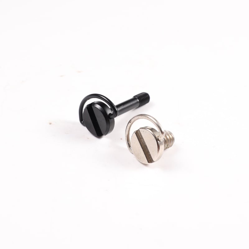 1/4-20 Thread D-Ring Stainless Steel Camera Fixing Screw On Camera Mount