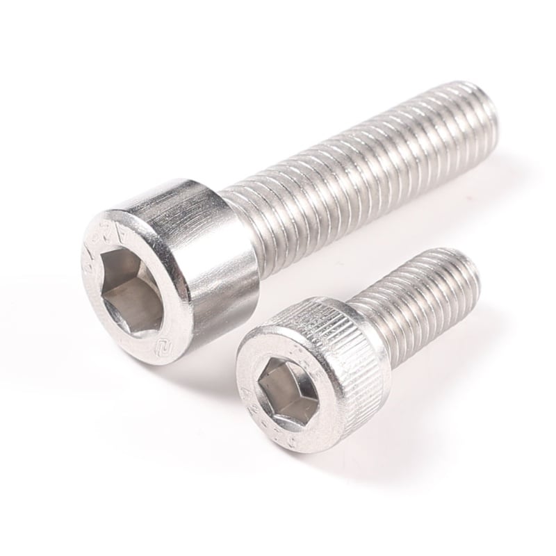 DIN912 Stainless Steel A2-70 Knurled Hex Allen Socket Head Machine Screw