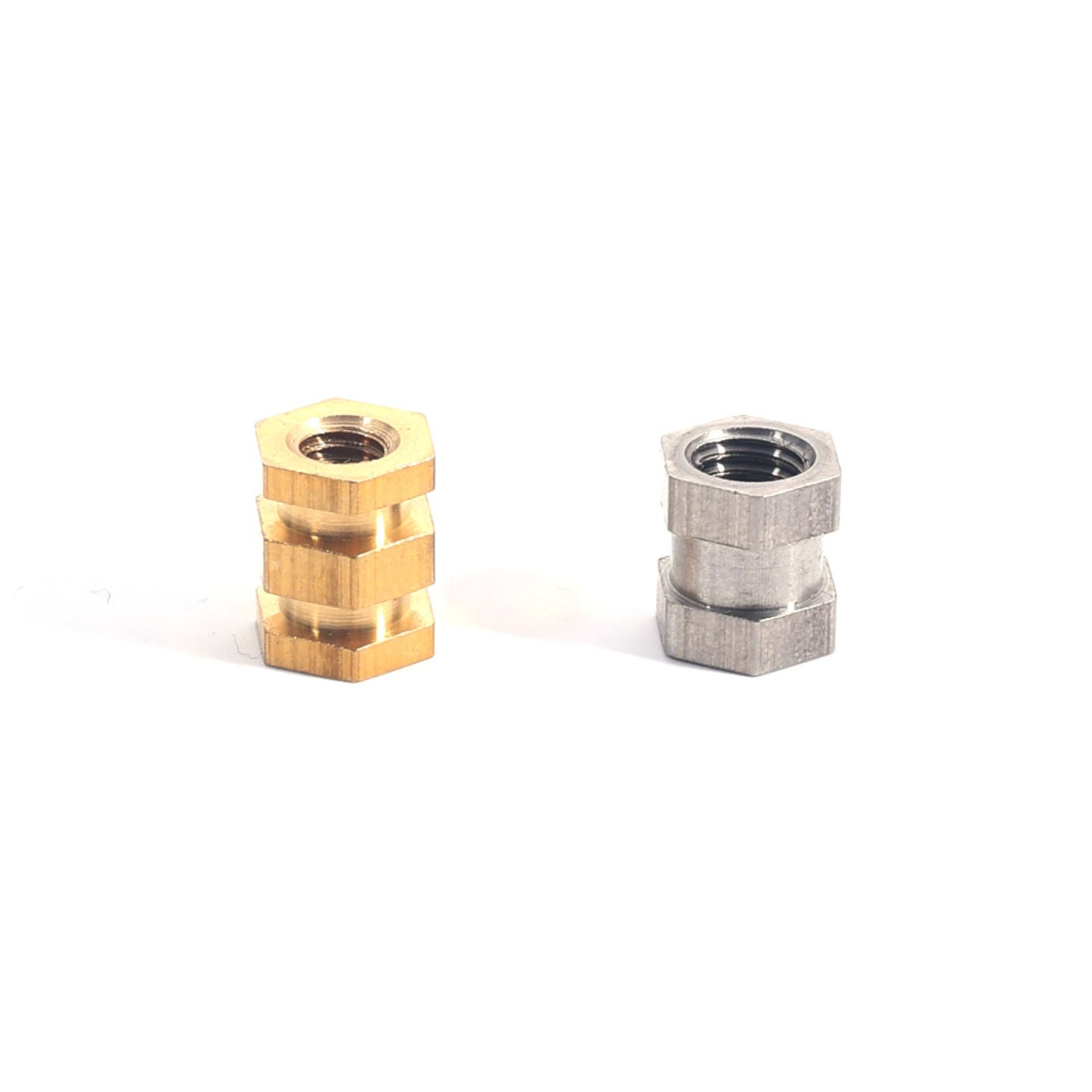 1/4 Brong Fitings 1/2 3/4 5/8 Threaded Tong Brong Union Nipple Insert Bolti