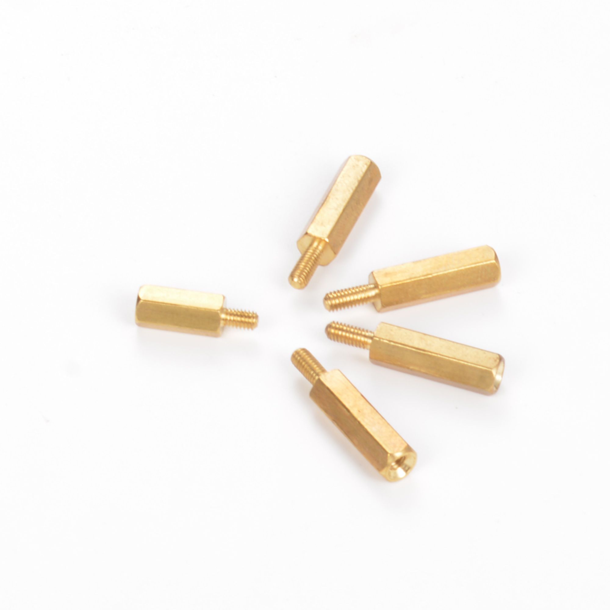 Double Pass Pcb Spacer Carbon Steel With Zinc Plated Hex Male Female Threaded Standoff