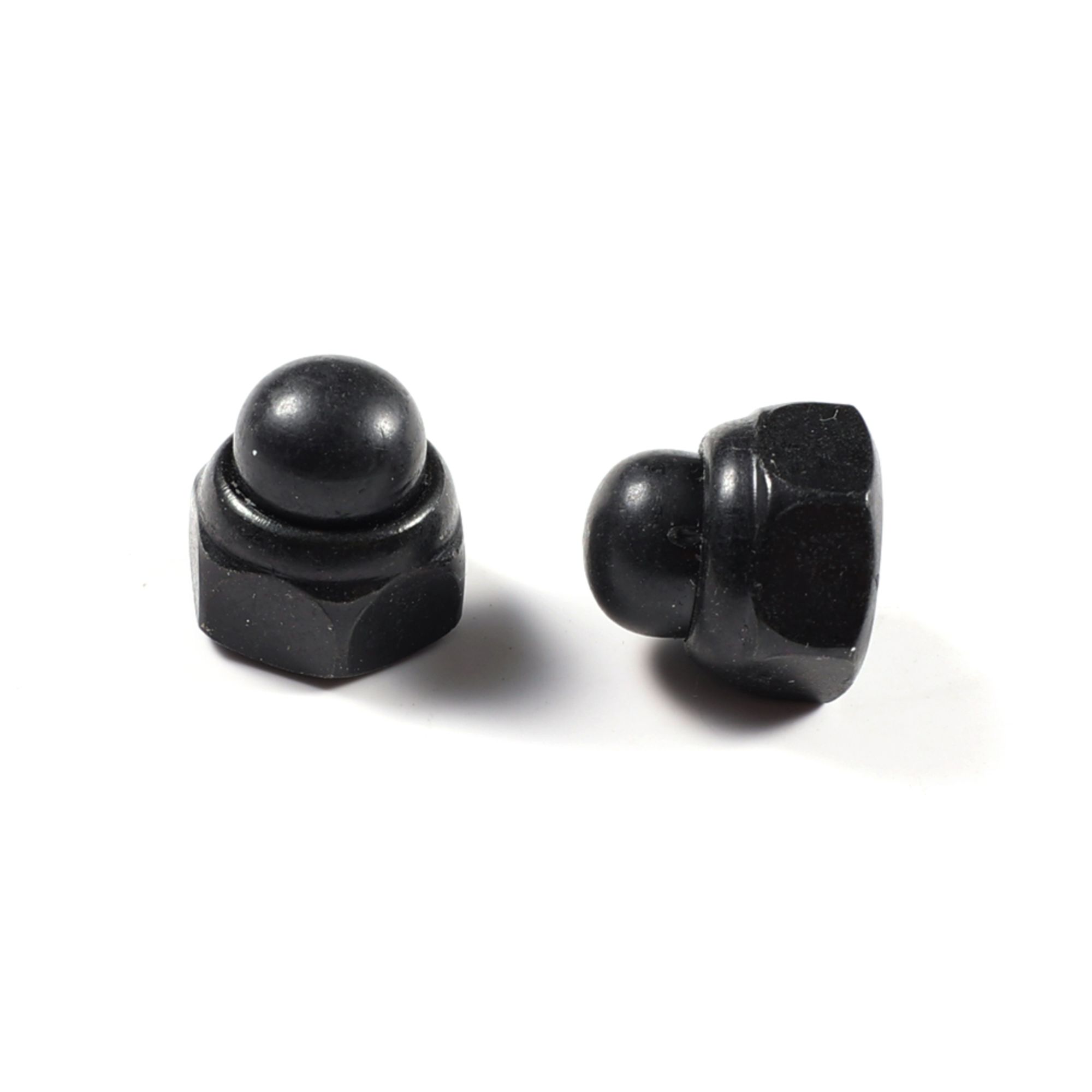 M3 m4 m5 m6 m8 m10 kacang bolong acorn hitam putih kacang bolong plastik metrik kacang hex domed cap