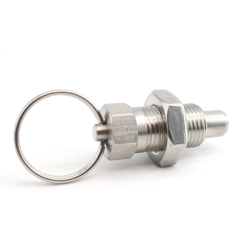 Stainless Steel SS304 M10-1.5 Pull Ring Type Indexing Plunger