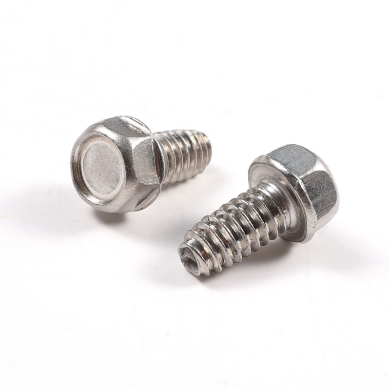 #10-24*1/2’’ Hex Washer Head Stainless steel tri-lobular thread rolling screw DIN7500