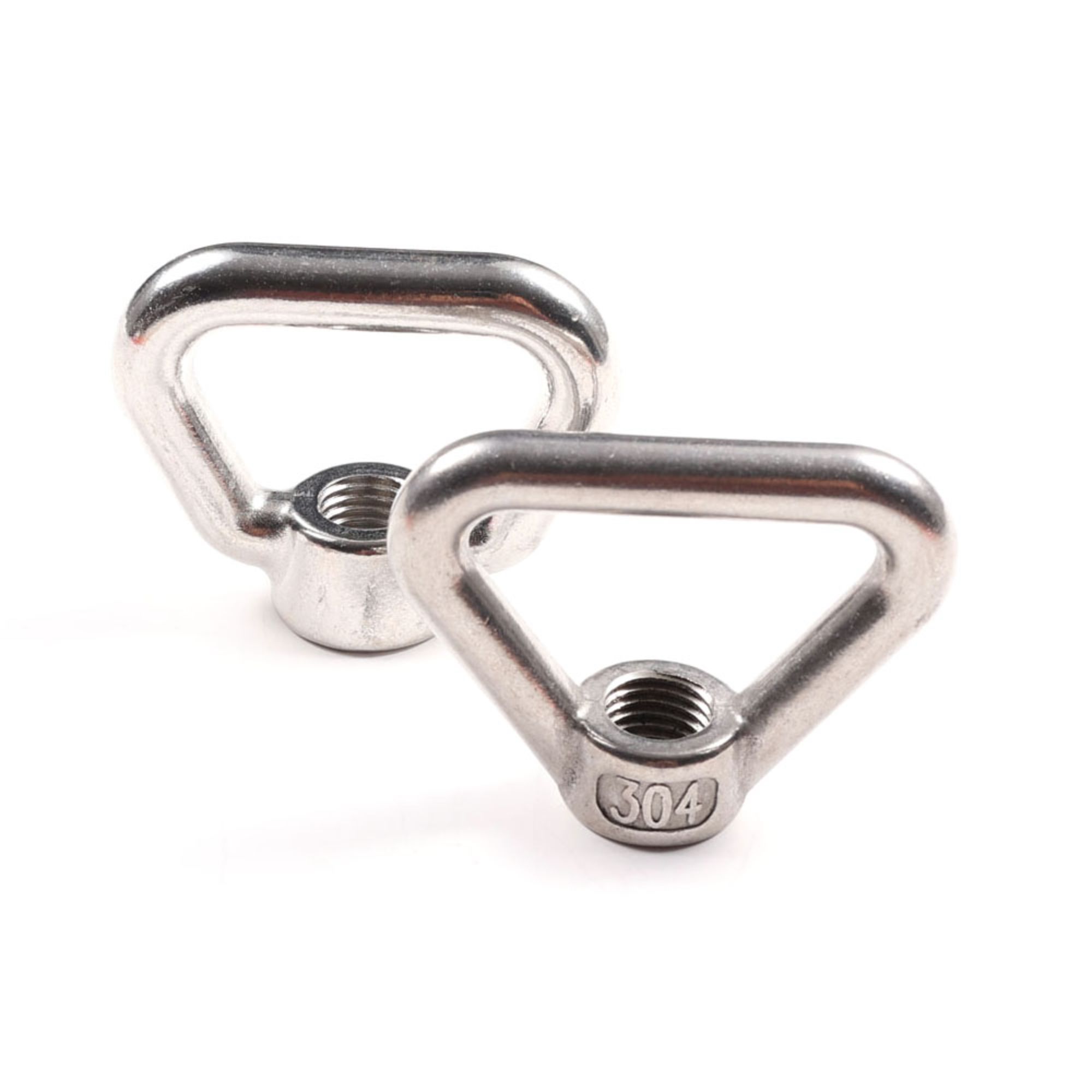 Fastener 304 M12 M16 M20 M24 Stainless Steel Triangle Ring Shape Lifting Eye Bolt Nut
