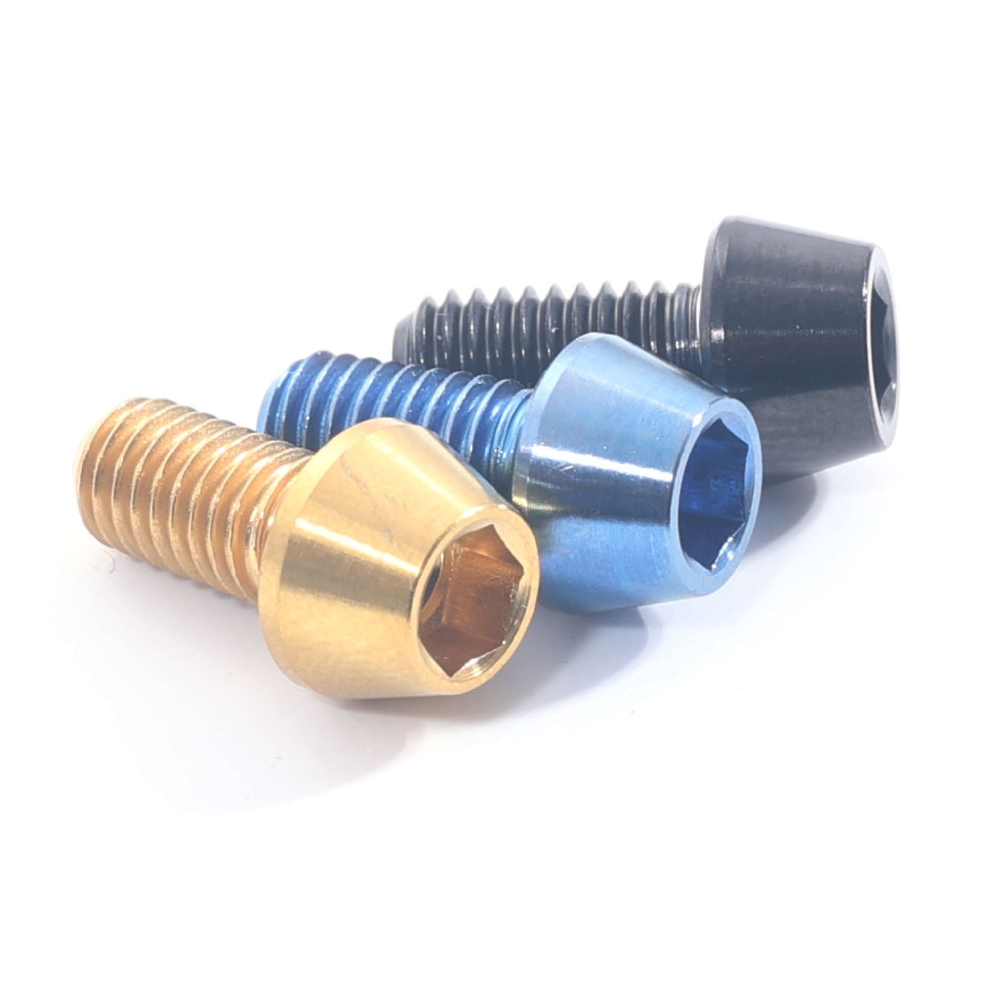 Alloy Steel Screw Titanium Colorful M2 M3 M5 Medical Tapered Socket Cap Titanium Screw