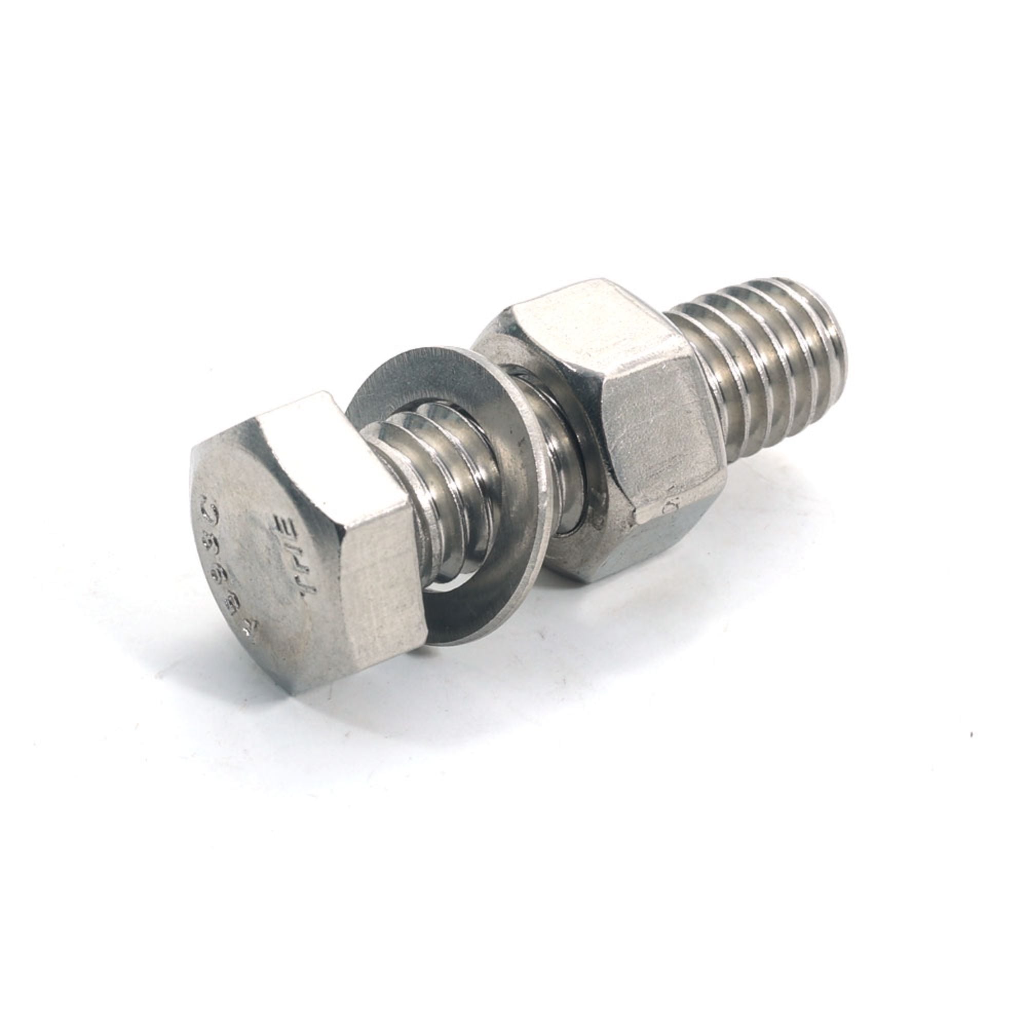 Donanım 304 Paslanmaz Çelik Altıgen Düz Baş Çiviler Metrik Screws Ve Kilitleme Yuvaları