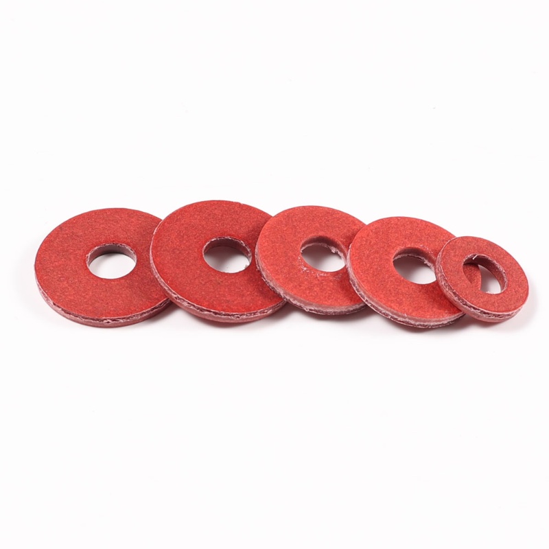 Metric Red Steel Vulcanized Insulation Paper Washer Flat Red Fiber Washer DIN125A