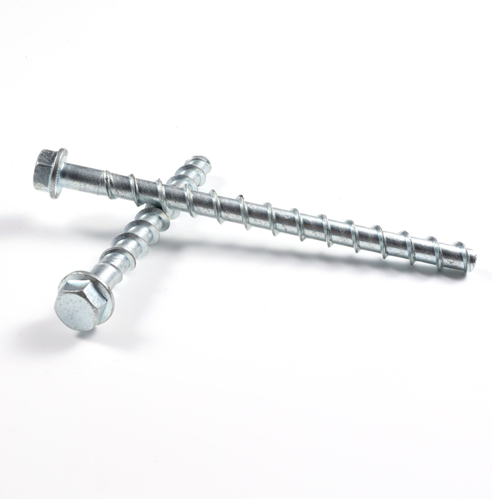 1/4 3/16 inch Hex Washer Head Blue Concrete Anchor Screws Blue Tapcon Concrete Screws b And q