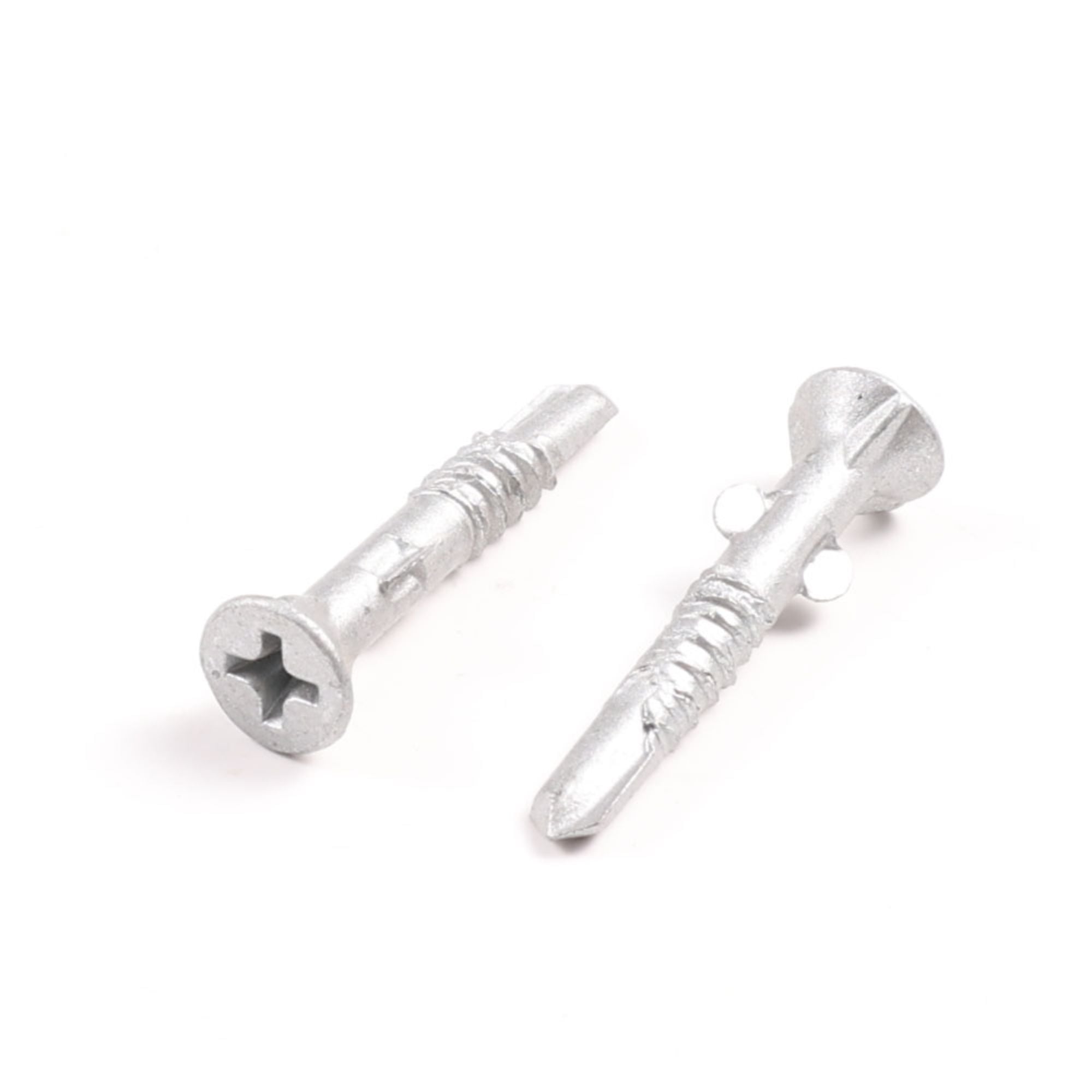 Asul na Zinc Plated Steel 4.8x50 Countersunk Head Self Tapping Screw