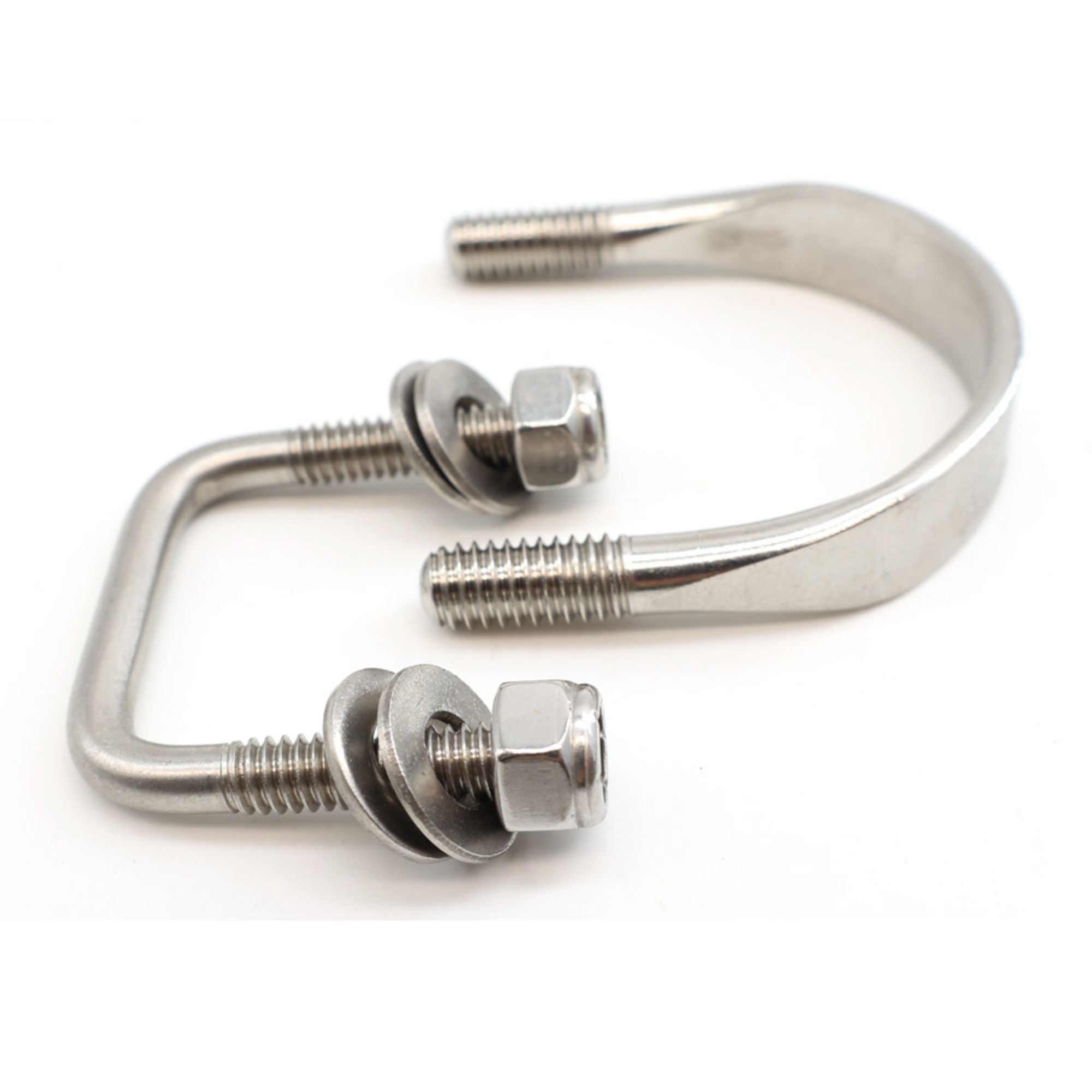 Quick Delivery 304 Stainless Steel M6 M8 M12 Pipe Clamp Square Bending Truck Boat U Bolts Nut Washer
