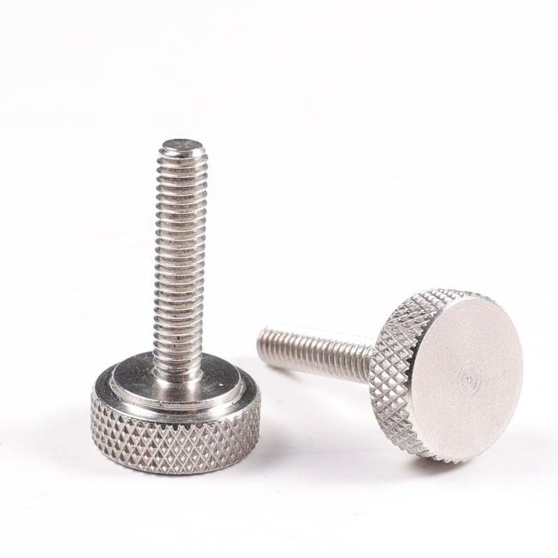 Stainless Steel 304 Plain M10*35 Knurled Head Thumb Screw