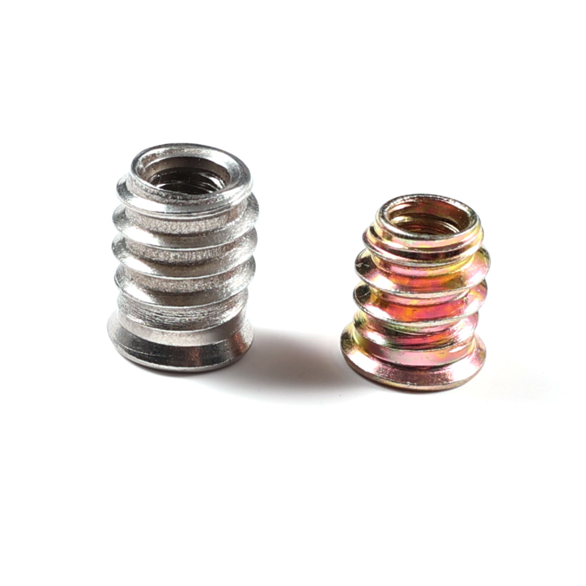 1/4-20 Threaded Insert for Wood Hex Drive Threaded Wood Inserts 1/4 Wood Nuts