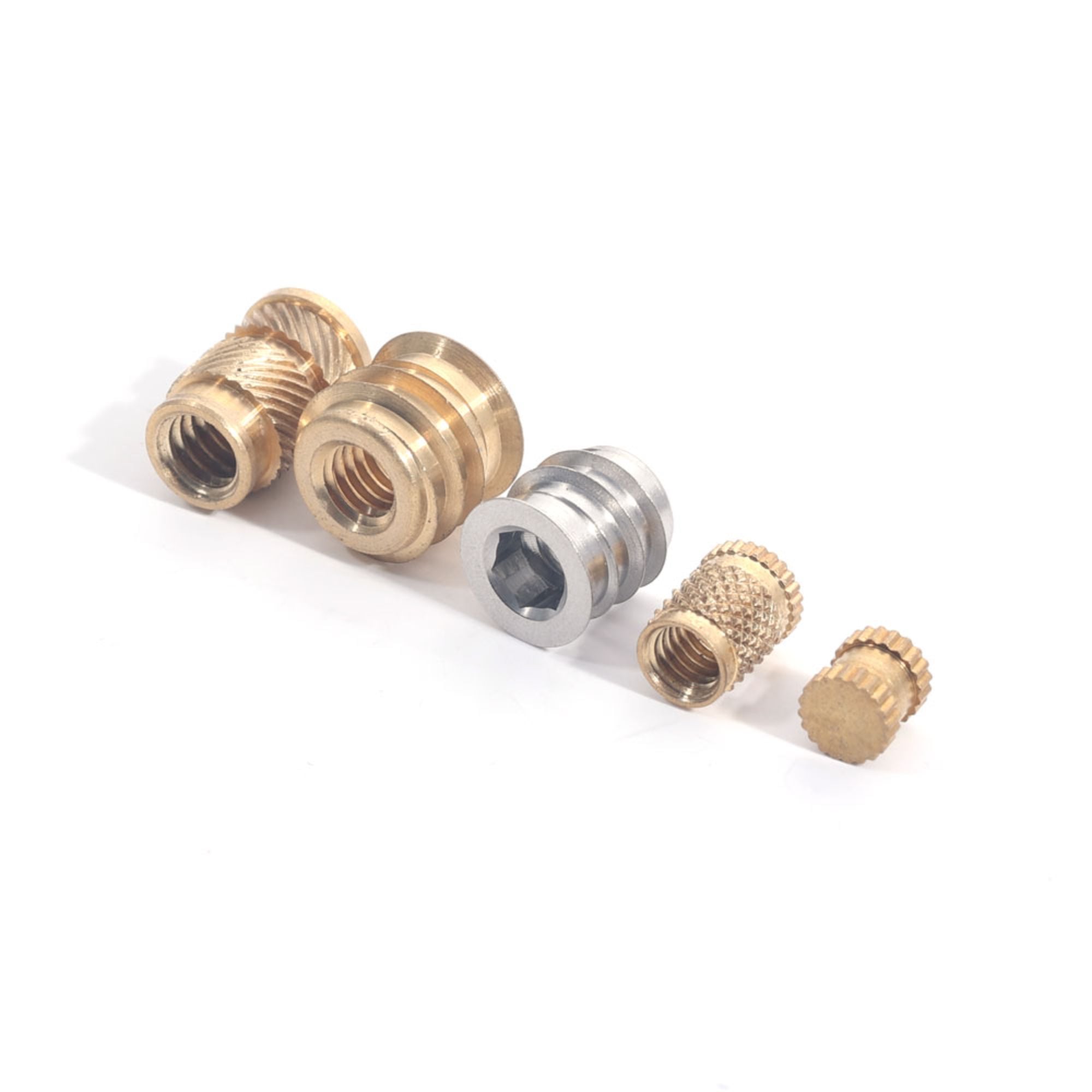 To'g'ri Knurl Blind Self Tapping Screw Expand Thru Threaded Brass Insert Nut