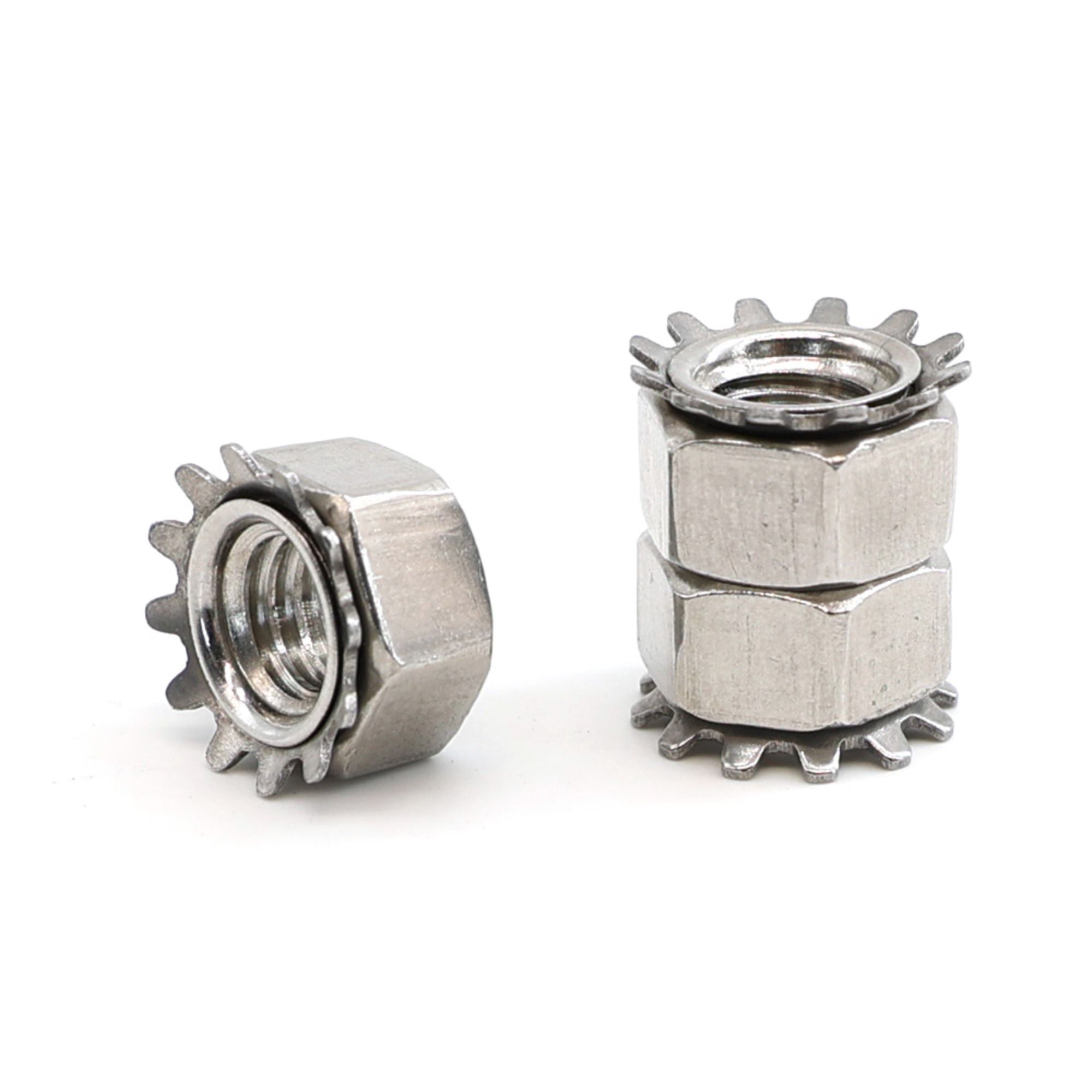 Inch Kep Nut K Nuts Dengan Washer Bergerigi Galvanized Lock Nut