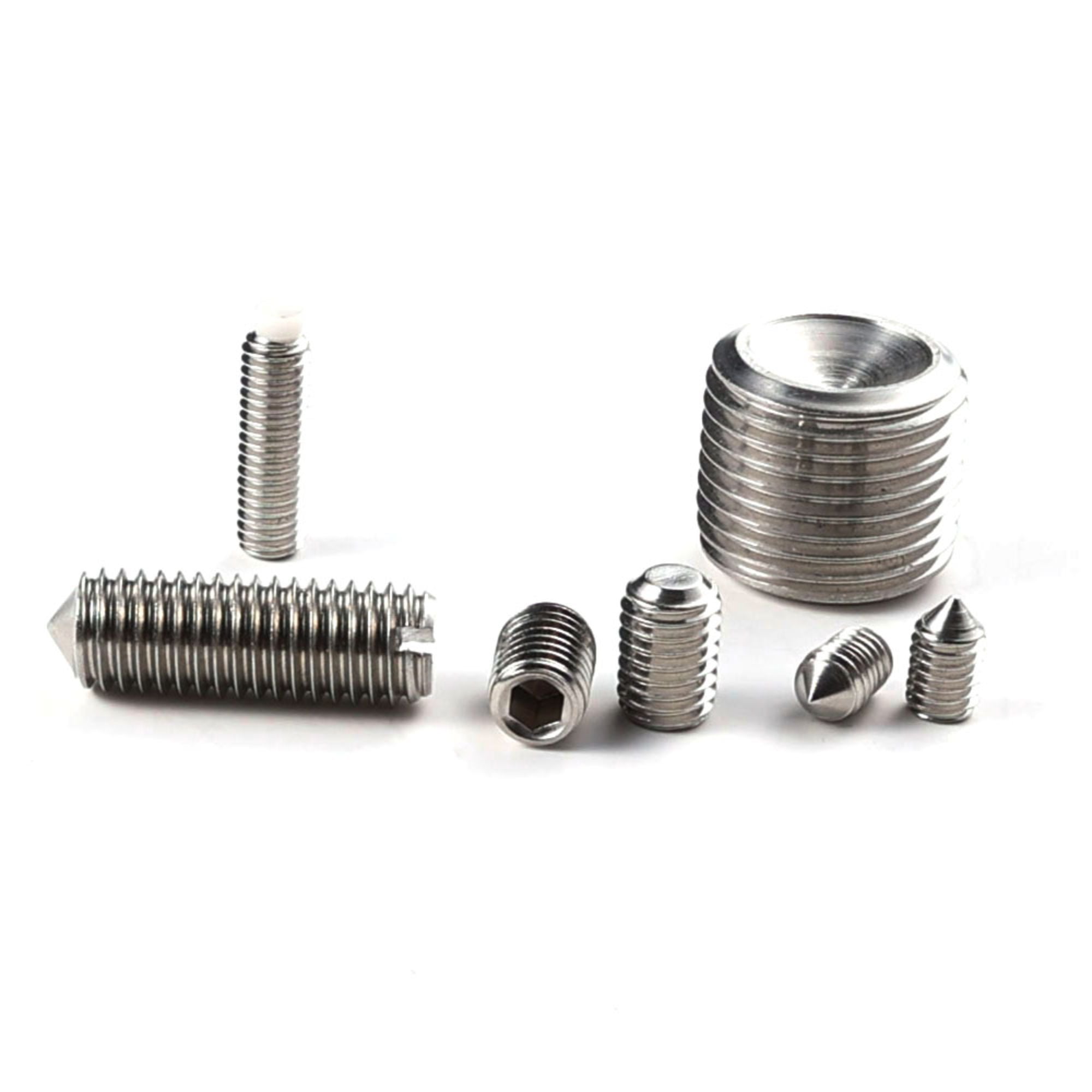 Grade 5 Material 40CR Black Oxide 1-12 X 3 Set Screw With Cup Point