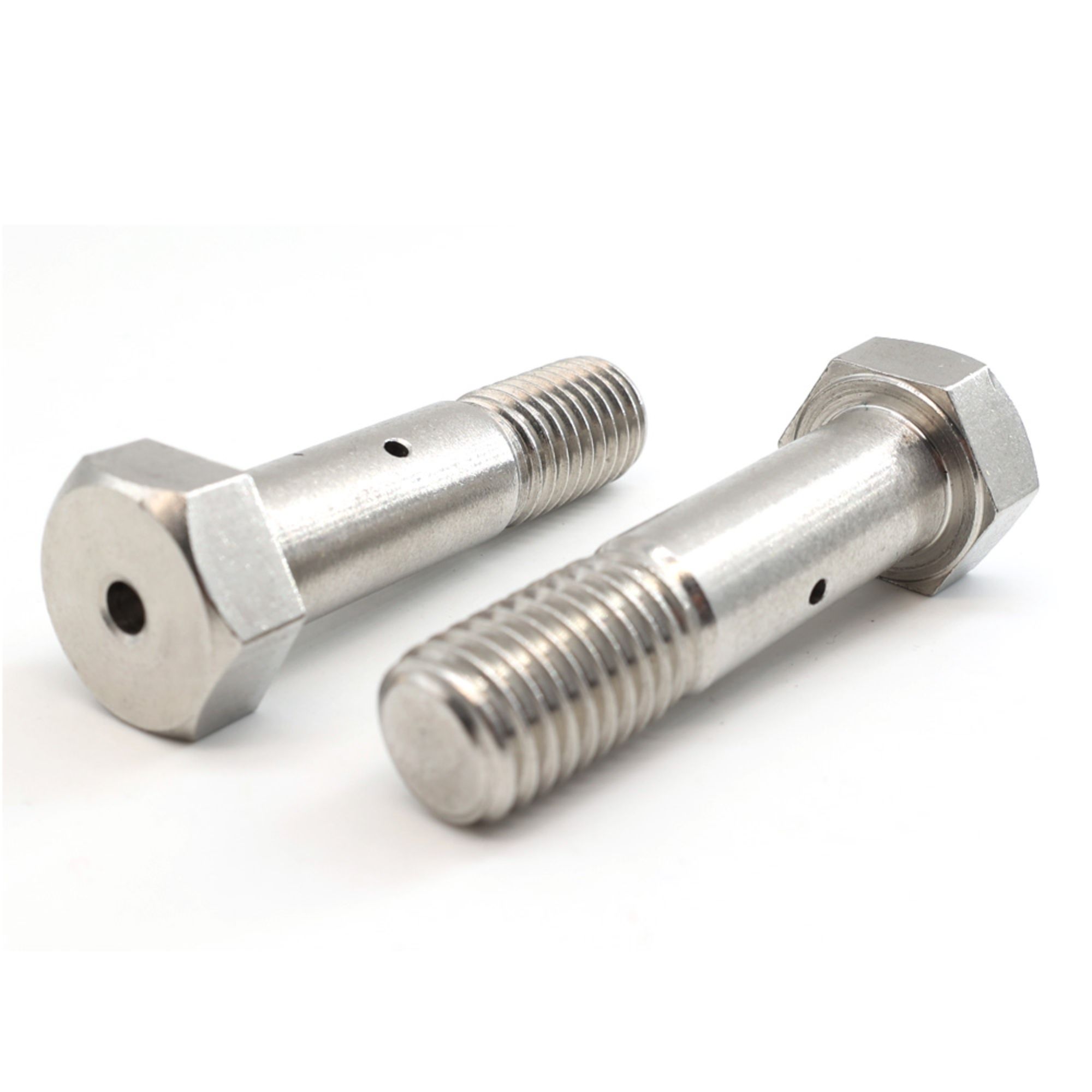 Custom Zinc Galvanizing Hex Bolts with Hole for Cotter R clip Pin End