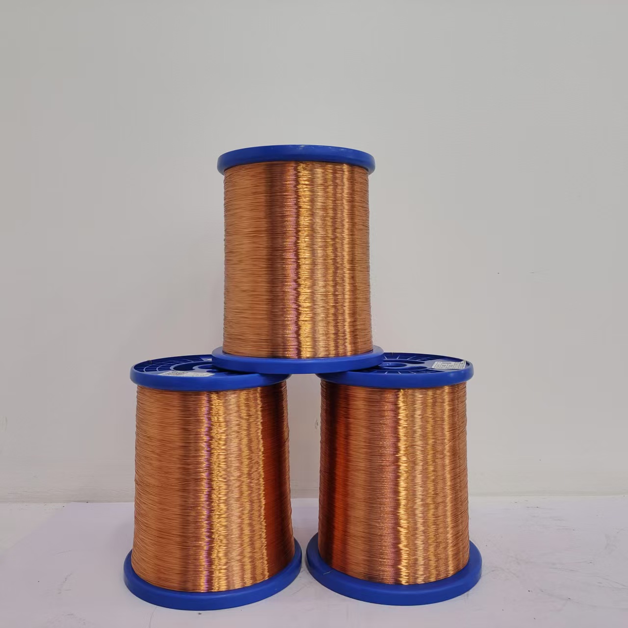 Huaerda China Factory Wholesale 155 Polyurethane 0.420mm Enameled Copper Wire Electromagnetic Coils Cable Wire Flat ROHS supplier