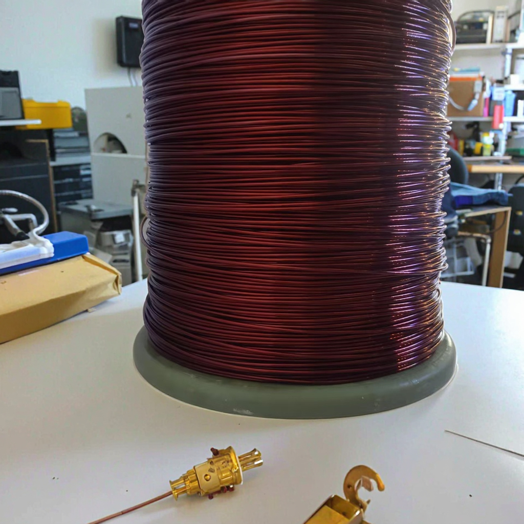 Huaerda Direct Sales High-Insulation 180℃ EIW 2.120mm Generator Application Enamel Copper Wire Wires Bare details
