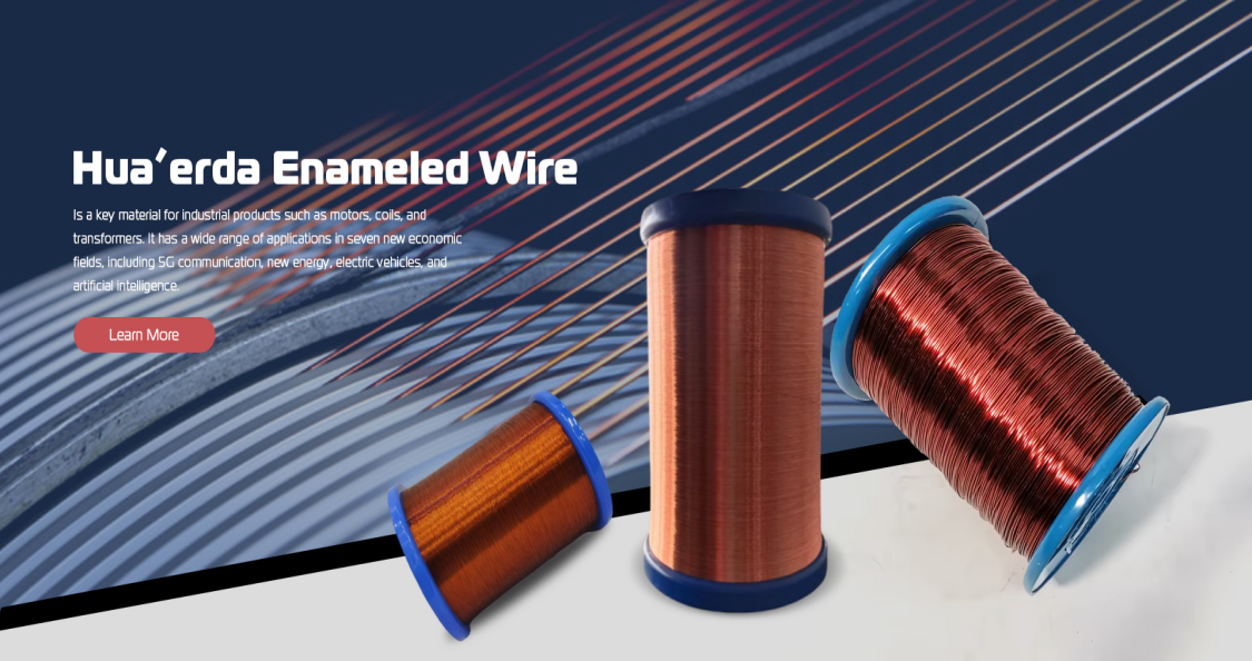 Huaerda Direct Sales High-Insulation 180℃ EIW 2.120mm Generator Application Enamel Copper Wire Wires Bare manufacture