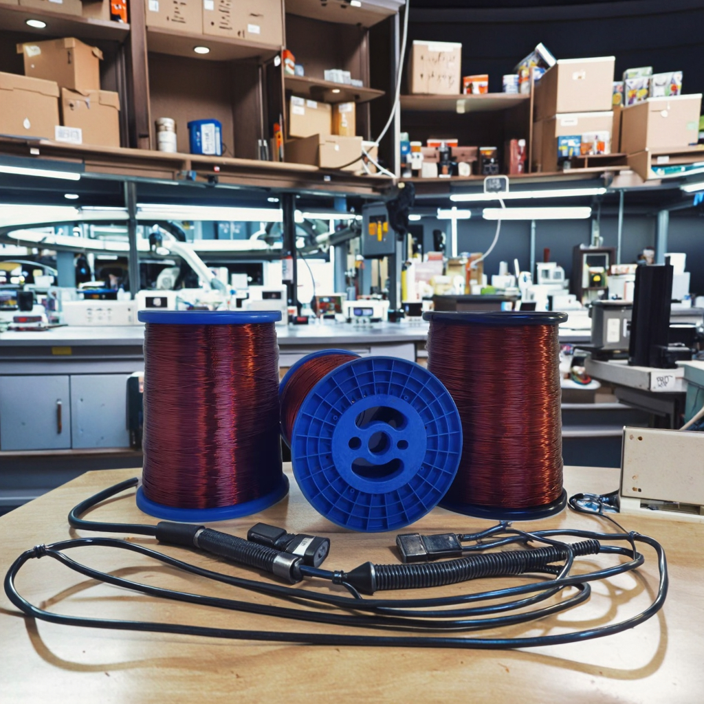 Huaerda Direct Sales 180℃ EIW 0.590mm for Precision Instrument Windings Copper Enameled Wire for Winding Electrical Wires Cable factory