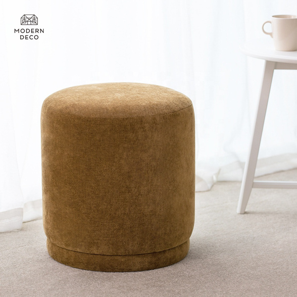 Comfort and Functionality Combined in Our Round Pouf Ottomans