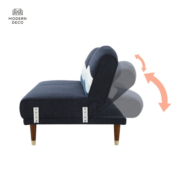 Space-saving solution with multi-functional twin sofa beds