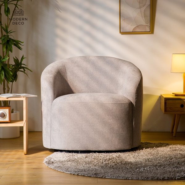 Upgrade your home du00e9cor with a trendy and functional swivel sofa