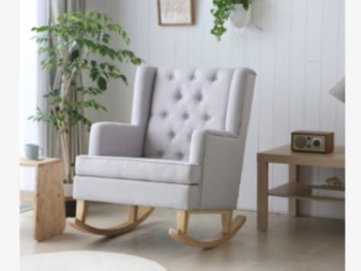 Rocking Chair: A great choice for relaxing in the bedroom/patio