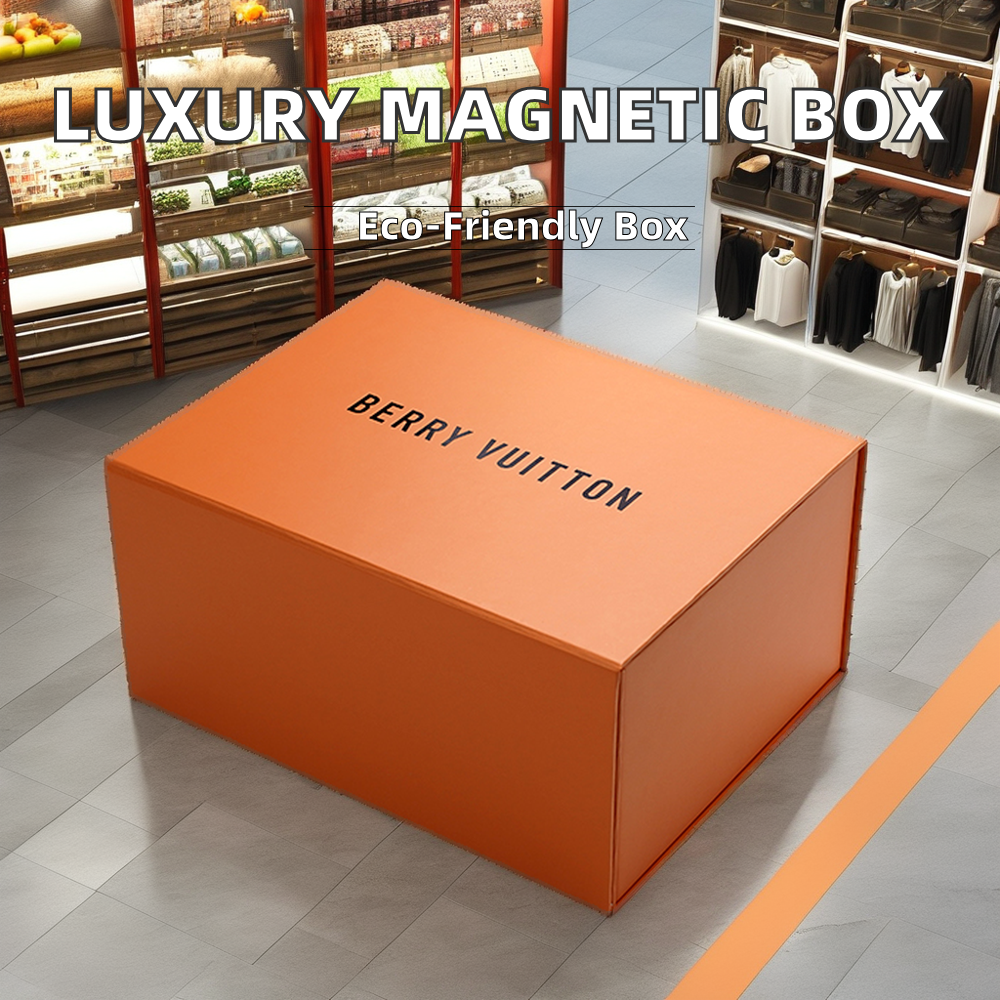 Premium Large Matte Rigid Paper Cardboard Foldable Empty Magnetic Closure Gift Box Luxury Custom Logo Packaging for Socks supplier