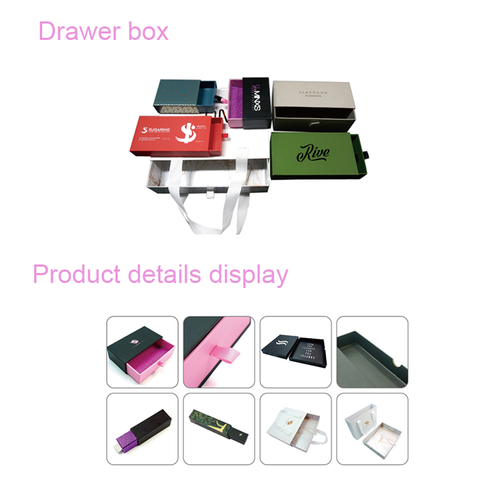 Custom Rose Gold Cardboard Flat Folding Hair Extension Paper Packaging Gift Box With Ribbon manufacture