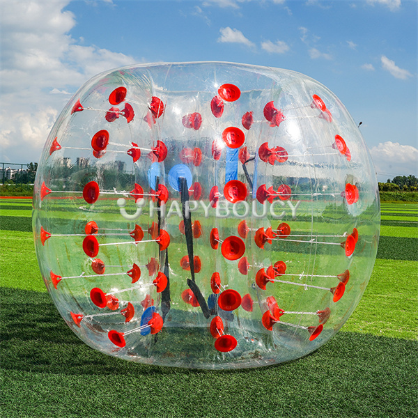 Experience the thrill of being inside a human-sized bubble