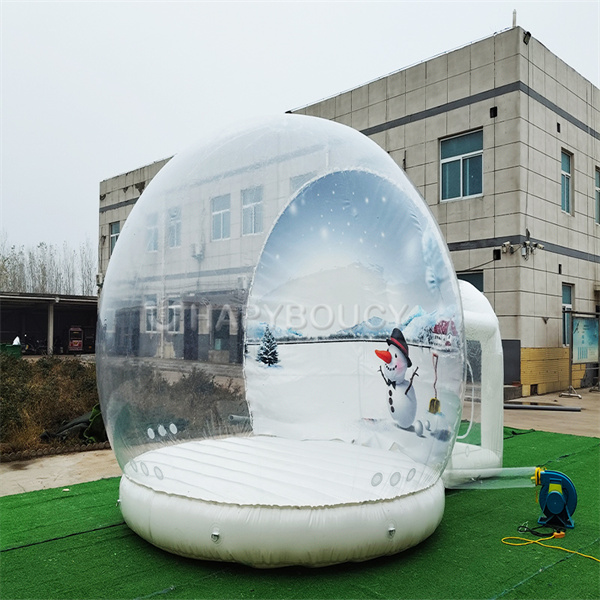 Living in harmony with nature in a bubble house