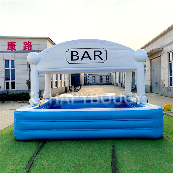 Turn your pool into a mini oasis with an inflatable pool bar
