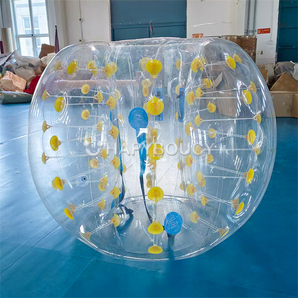 Experience the thrill of being inside a bubble