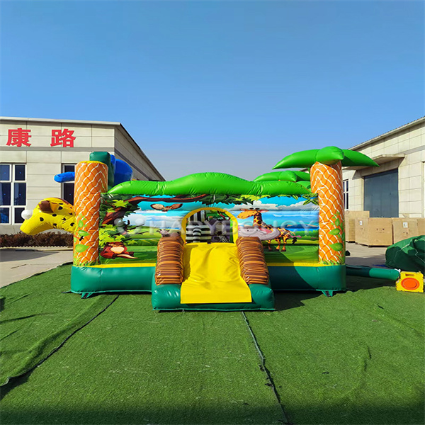 Our inflatable bounce houses are quick and easy to set up and deflate for convenience.