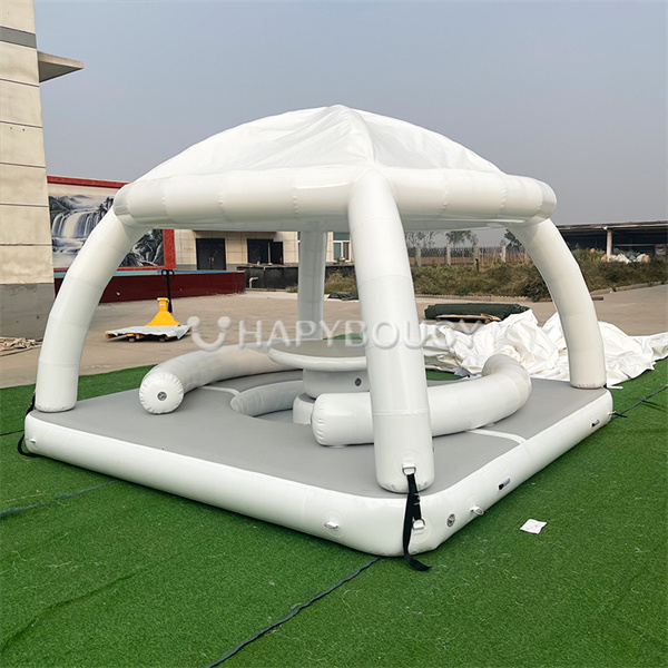 Take your camping adventures to the next level with an inflatable floating tent