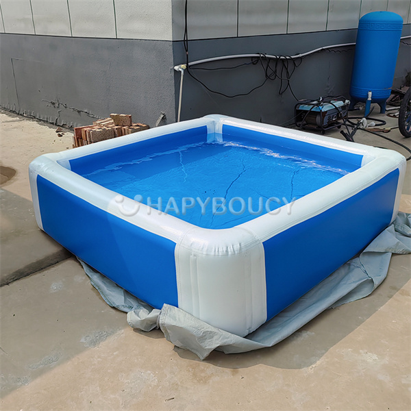 The backyard inflatable pool