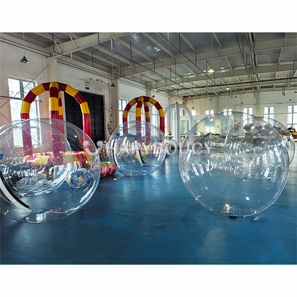Make a splash with a human hamster ball designed for aquatic adventures.