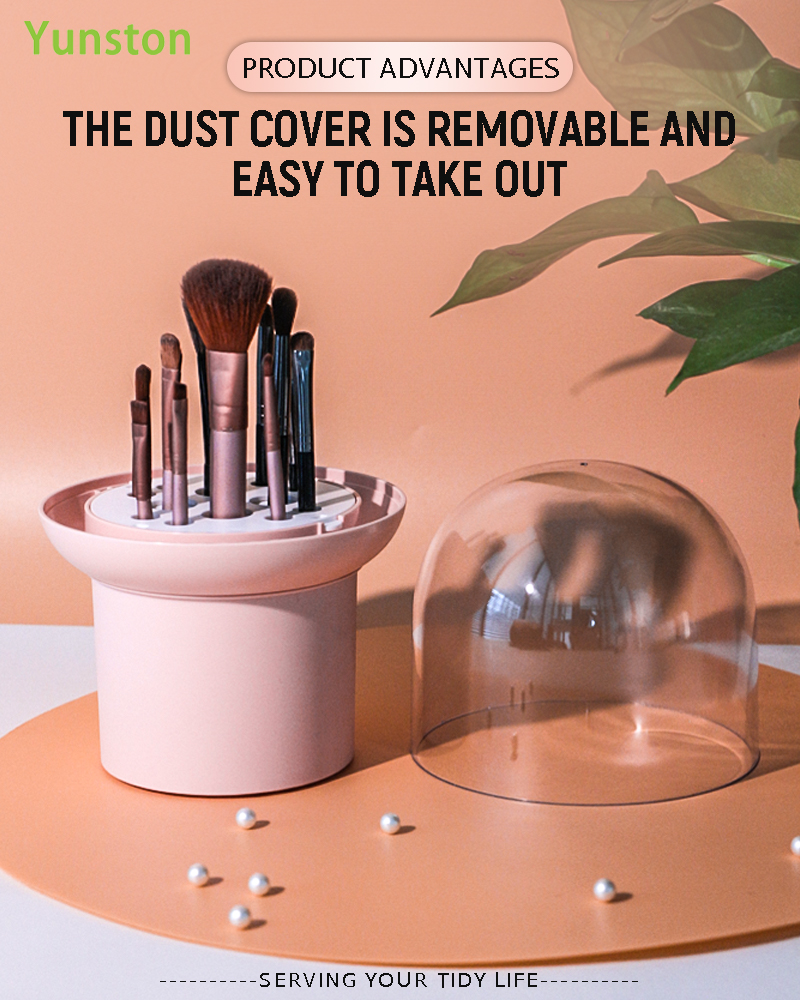 Dustproof Plastic Cosmetic Storage Box for Eyebrow Pencil and Makeup Desktop Makeup Case with Dustproof Cosmetics Storage manufacture