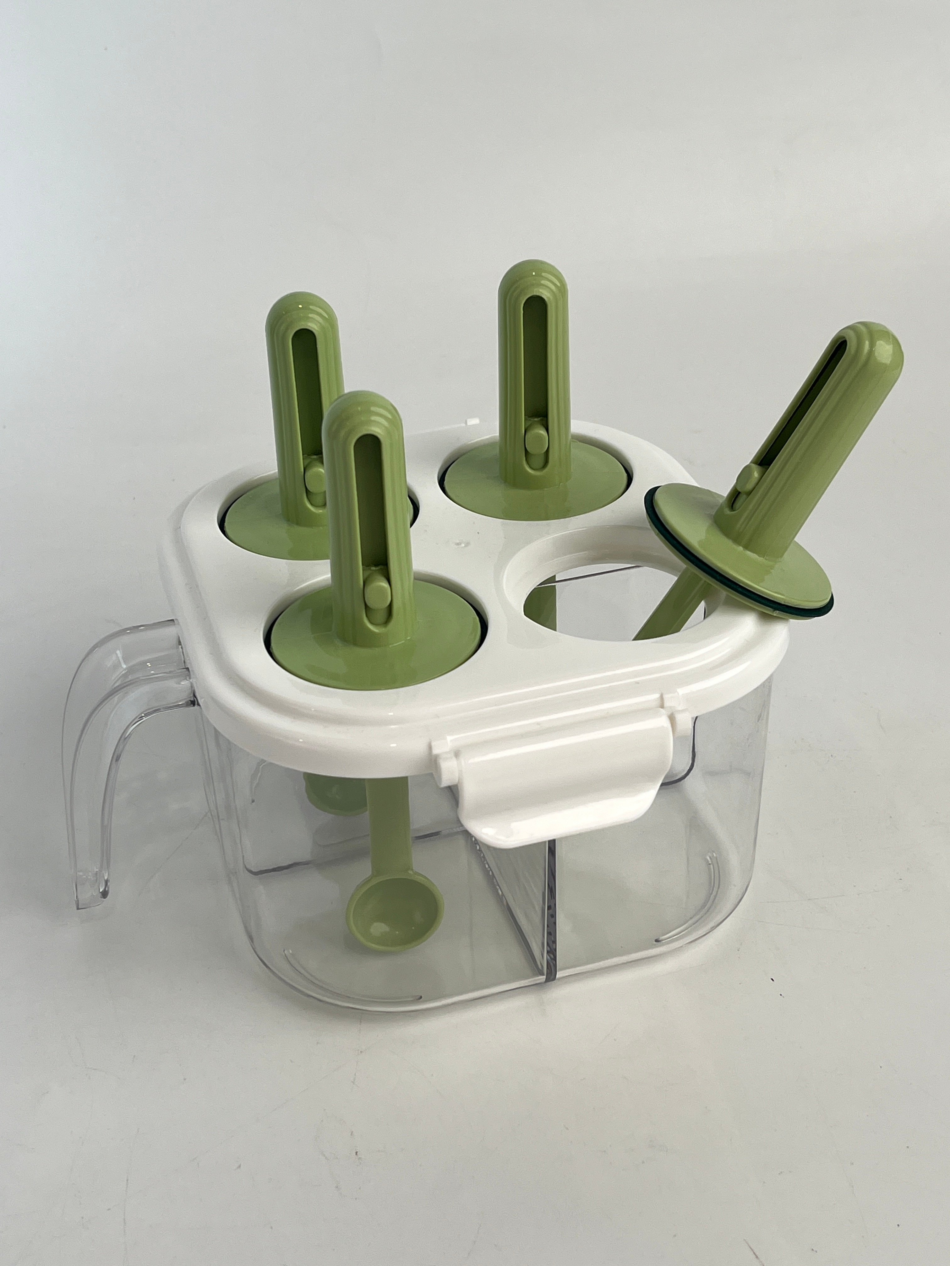 Wholesale Portable Durable Eco-friendly Kitchen Drawer Storage Box White Green Quarter Grid Seasoning Storage Box factory
