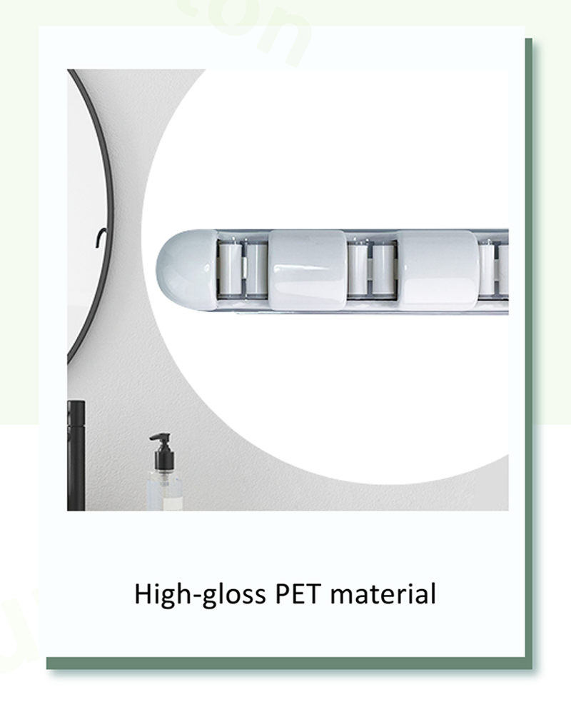 Hot Sale Plastic Wall Mounted Hole-free with Hooks Broom Mop Storage Rack Bathroom Bathroom Balcony factory