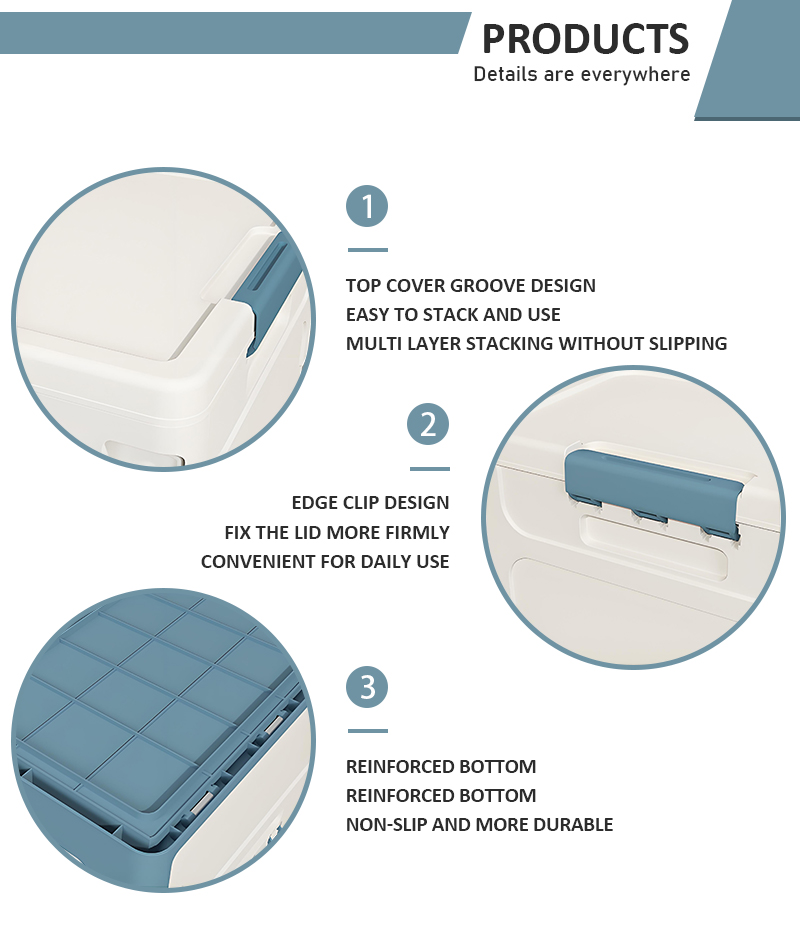 Stackable & Foldable Household Storage Container Square PP Plastic Collapsible Book & Sundries Organizer for Cloth & Toy Storage factory